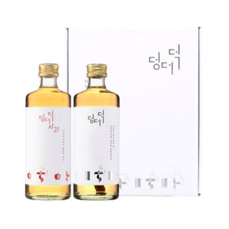 영월몰,덩더덕세트(360ml 20%더덕주,360ml 16% 더덕사과주)